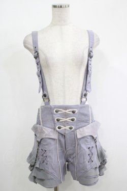 画像1: OZZ ANGELO / サス付ショートパンツ  グレー H-25-11-17-029-OO-PA-KB-ZH