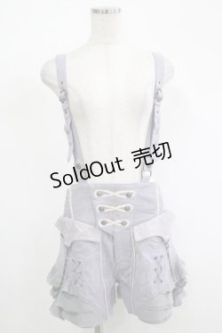 画像1: OZZ ANGELO / サス付ショートパンツ  グレー H-25-11-17-029-OO-PA-KB-ZH