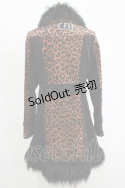 画像3: ALGONQUINS / レオパードコート  ブラウン×ブラック H-25-11-17-030-AL-CO-KB-ZH