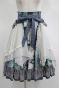 Ozz oneste / Valkrie神殿モチーフスカート  ブルー H-25-11-17-005-OO-SK-KB-ZH
