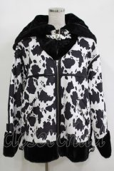 Candy Stripper / ECO MOUTON SAILORジャケット 2 白×黒 H-25-11-17-036-PU-JA-KB-ZH