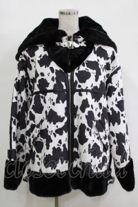 Candy Stripper / ECO MOUTON SAILORジャケット 2 白×黒 H-25-11-17-036-PU-JA-KB-ZH