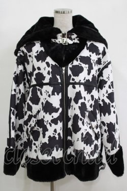 画像1: Candy Stripper / ECO MOUTON SAILORジャケット 2 白×黒 H-25-11-17-036-PU-JA-KB-ZH