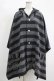 画像1: MILKBOY / ボーダーニットポンチョ  ブラック×グレーボーダー H-25-11-17-038-MB-JA-KB-ZH (1)