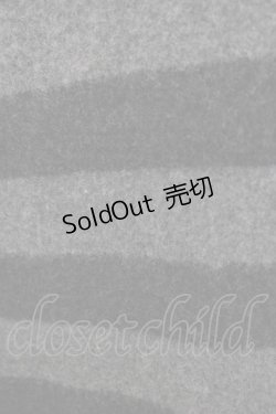 画像4: MILKBOY / ボーダーニットポンチョ  ブラック×グレーボーダー H-25-11-17-038-MB-JA-KB-ZH