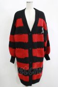 PUNK RAVE / NIGHTMARE ACADEMY RED CARDIGAN Free レッド H-25-11-17-039-PU-TO-KB-ZH