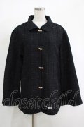 NieR Clothing / ラメツイードジャケット  黒 H-25-11-17-041-PU-JA-KB-ZH