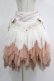 画像1: Ozz oneste / 流水羽衣天女スカート  白×ピンク H-25-11-17-006-OO-SK-KB-ZH (1)