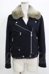 Jane Marple Dans Le Salon / ウールライダースコート M ブラック H-25-11-17-048-JM-CO-KB-ZH