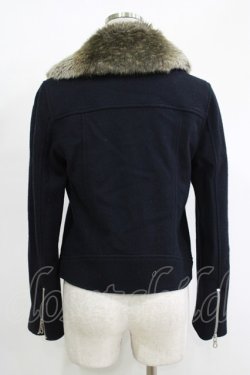 画像3: Jane Marple Dans Le Salon / ウールライダースコート M ブラック H-25-11-17-048-JM-CO-KB-ZH