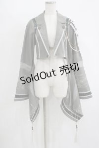 Desoro Works / 琉球浪漫物語〜第二章 着物袖はおり  グレー H-25-11-17-050-GO-JA-KB-ZH