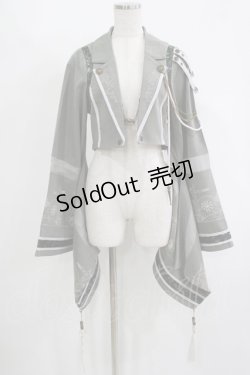 画像1: Desoro Works / 琉球浪漫物語〜第二章 着物袖はおり  グレー H-25-11-17-050-GO-JA-KB-ZH