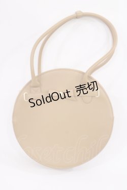 画像1: m petit by misako / AMサークルリボントート  キャメル H-25-11-17-1035-LO-BG-NS-ZH