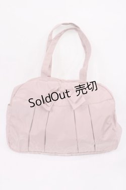 画像1: m petit by misako / AMリボンヅカイボストンバッグ  ピンク H-25-11-17-1036-LO-BG-NS-ZH