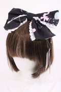 To Alice / シャボンアニマルリボンカチューシャ  ブラック H-25-11-17-1037-LO-AC-NS-ZH