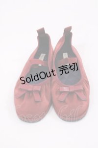 m petit by misako / AMリボンバレエシューズ S レッド H-25-11-17-1039-LO-SH-NS-ZH