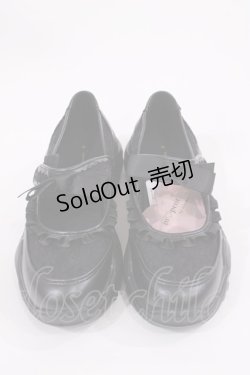 画像1: m petit by misako / AMコウリボンフリルSNK S ブラック H-25-11-17-1040-LO-SH-NS-ZH