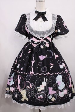 画像1: To Alice / シャボンアニマルワンピース L ブラック H-25-11-17-1004-LO-OP-NS-ZH