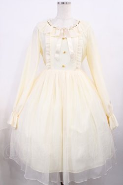 画像1: Angelic Pretty / Elegant NightieワンピースSet Free アイボリー H-25-11-17-1005-AP-OP-NS-ZH