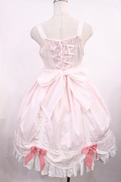 画像3: BABY,THE STARS SHINE BRIGHT / Emiliaギンガムジャンパースカート Free ピンク H-25-11-17-1001-BA-OP-NS-ZH