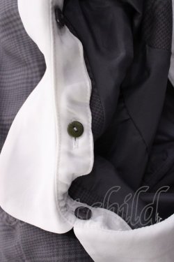 画像3: axes femme POETIQUE / グレンチェックショルダーレースワンピース M グレー H-25-11-17-1009-AX-OP-NS-ZH