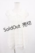 LIZ LISA / 肩フリルレースタンク Free オフ H-25-11-17-1015-LO-TO-NS-ZH