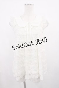 LIZ LISA / 肩フリルレースタンク Free オフ H-25-11-17-1015-LO-TO-NS-ZH