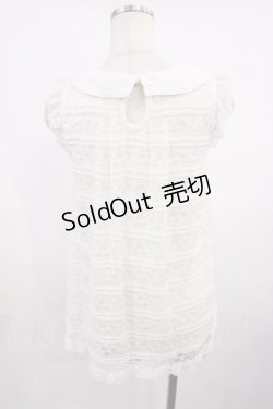画像2: LIZ LISA / 肩フリルレースタンク Free オフ H-25-11-17-1015-LO-TO-NS-ZH