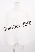 F&A / ローズ刺繍袖トップス Free OFFWHITE H-25-11-17-1016-LO-TO-NS-ZH