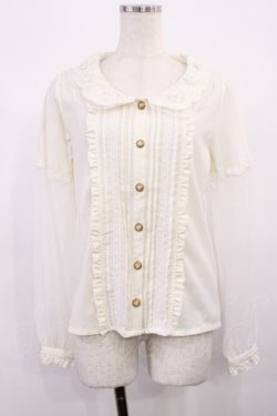 画像1: LIZ LISA / スカラップブラウス Free オフ H-25-11-17-1017-LO-BL-NS-ZH