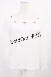 axes femme / ローズガーデンプルオーバー M オフ H-25-11-17-1018-AX-TO-NS-ZH