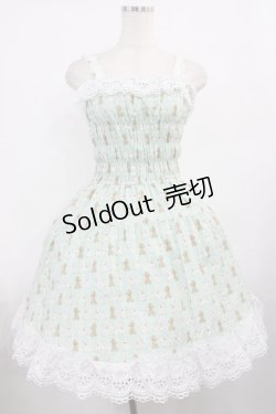 画像1: Heart E / プードルジャンパースカート Free ミント H-25-11-17-1002-LO-OP-NS-ZH