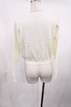 画像2: m petit by misako / AM*ハート透かしニットカーディガン M オフ H-25-11-17-1025-LO-TO-NS-ZH