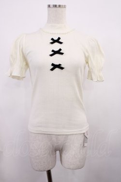 画像1: Ank Rouge / 3つリボンテレコ M オフ H-25-11-17-1026-CA-TO-NS-ZH