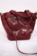 画像2: m petit by misako / AMハナパンチング2WAYバッグ  レッド H-25-11-17-1032-LO-BG-NS-ZH (2)