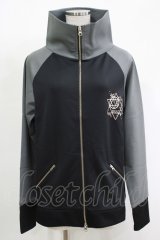 Deorart / ZIPジャージ  黒×グレー H-25-11-17-056-PU-TO-KB-ZH