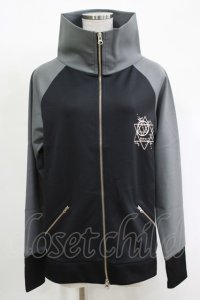 Deorart / ZIPジャージ  黒×グレー H-25-11-17-056-PU-TO-KB-ZH
