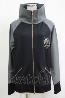 画像1: Deorart / ZIPジャージ  黒×グレー H-25-11-17-056-PU-TO-KB-ZH