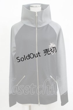 画像1: Deorart / ZIPジャージ  黒×グレー H-25-11-17-056-PU-TO-KB-ZH