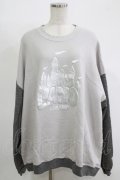 LAND by MILK BOY / CASTLE SWEATS  ライトグレー H-25-11-17-060-MB-TO-KB-ZH