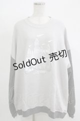 LAND by MILK BOY / CASTLE SWEATS  ライトグレー H-25-11-17-060-MB-TO-KB-ZH