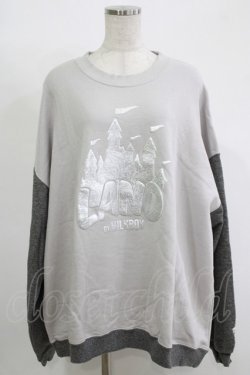 画像1: LAND by MILK BOY / CASTLE SWEATS  ライトグレー H-25-11-17-060-MB-TO-KB-ZH