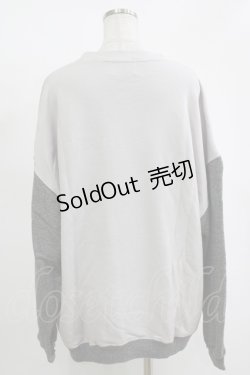 画像3: LAND by MILK BOY / CASTLE SWEATS  ライトグレー H-25-11-17-060-MB-TO-KB-ZH