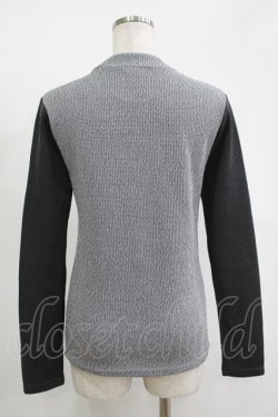 画像3: LAND by MILK BOY / LANDニットトップス  グレー H-25-11-17-062-MB-TO-KB-ZH