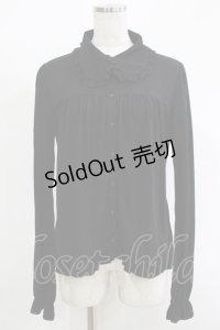 PUTUMAYO / 切替カットブラウス  ブラック H-25-11-17-063-PT-BL-KB-ZH