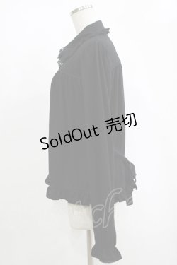 画像2: PUTUMAYO / 切替カットブラウス  ブラック H-25-11-17-063-PT-BL-KB-ZH