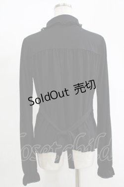 画像3: PUTUMAYO / 切替カットブラウス  ブラック H-25-11-17-063-PT-BL-KB-ZH