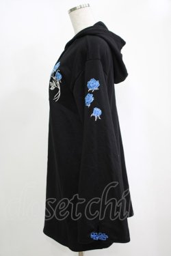 画像2: LISTEN FLAVOR / 麗しの薔薇チャイナパーカー  ブルーローズ H-25-11-17-066-PU-TO-KB-ZH