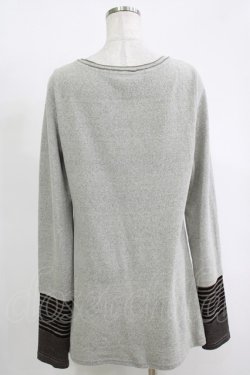 画像3: Rozen Kavalier / 刺繍プリントロングカットソー  グレー H-25-11-17-069-OO-TO-KB-ZH