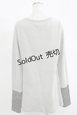 画像3: Rozen Kavalier / 刺繍プリントロングカットソー  グレー H-25-11-17-069-OO-TO-KB-ZH